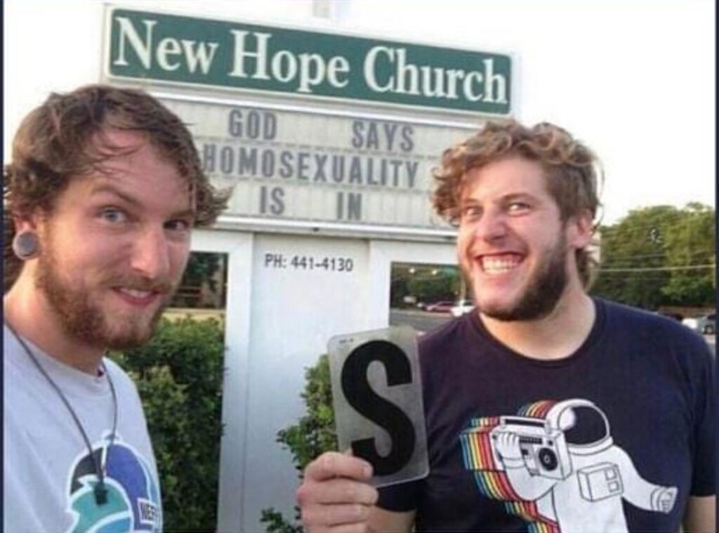 Homosexuality is (s)in
